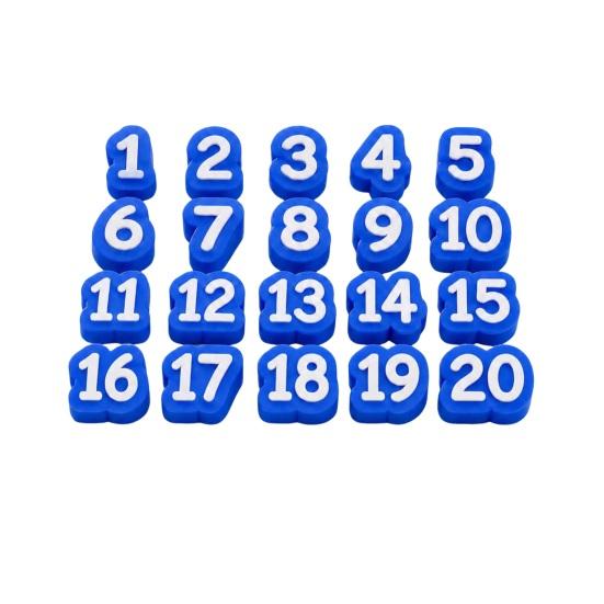 Инструменты для управления классом 20 шт. Нумерованные колпачки для карандашей 1-20, Многоразовые этикетки для организации, Школьные принадлежности для учителей, Отслеживание