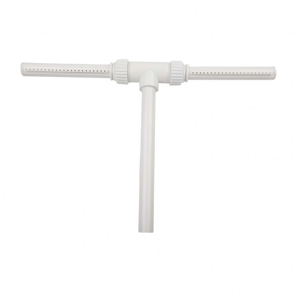 Outdoor Pool Fountain Sprinkler to Lower Water Temperature Effectively