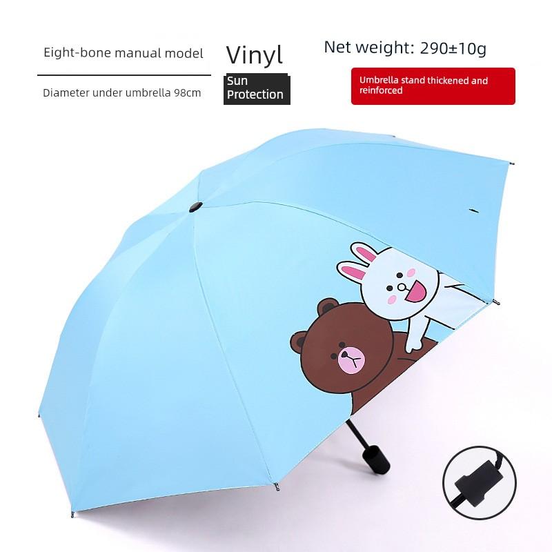 Large Quantity of Automatic Black-Coated Sun Umbrellas for Sun Protection and Shading, 70% off Umbrellas with Custom Logo for Gifts and Advertising