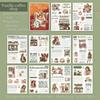 Yoofun 20pcs/lot Coffee Weekly Collage Sticker Vintage Character Landscaping Material Book Creative DIY Journal Stationery