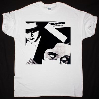 Футболка The Sound Jeopardy Белая Пост-панк Группа