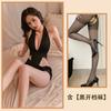 Sex Underwear Free Secretary Uniform Backless Hip-wrapped Sexy Onesie Neck Hidden Buckle Suit