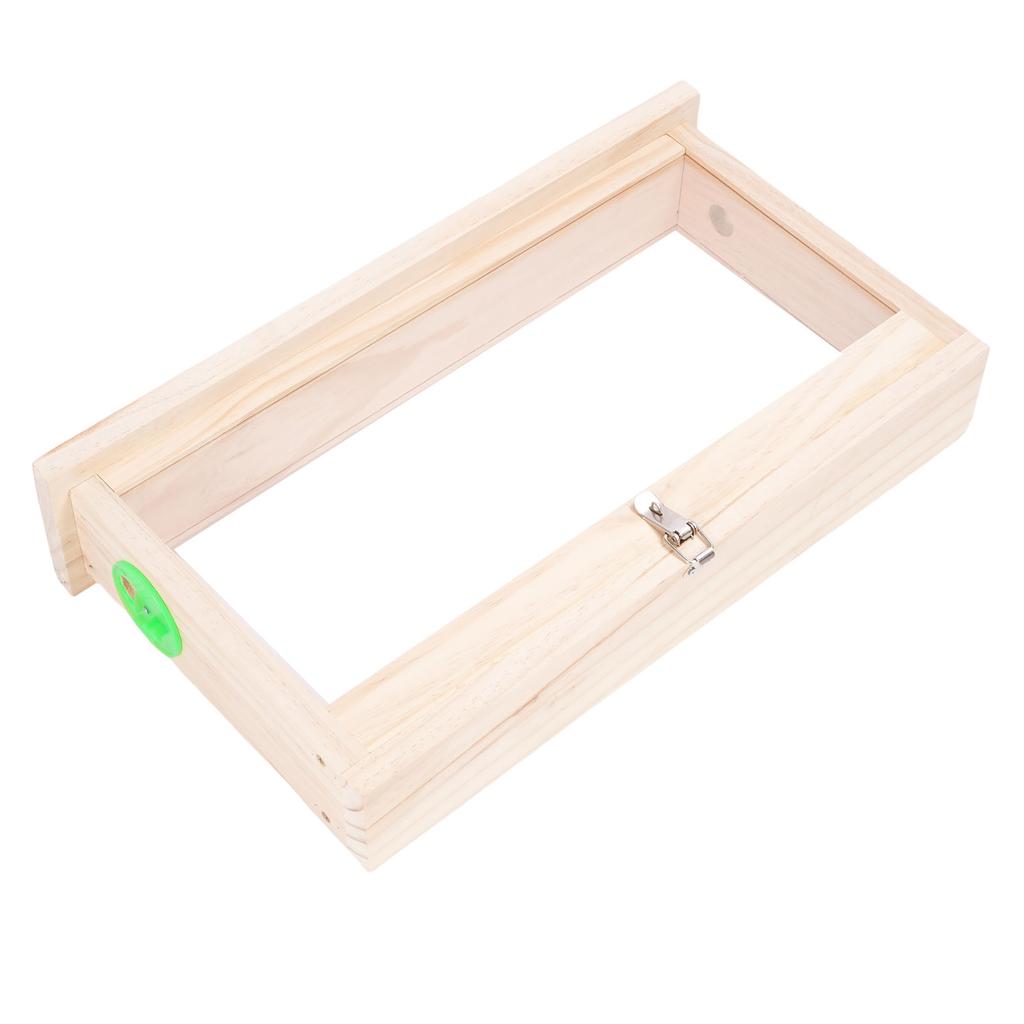 Ящик для разведения пчел, двухсторонняя акриловая доска, деревянный ящик для наблюдения за пчелиным ульем с вентиляционными отверстиями, пчеловодство