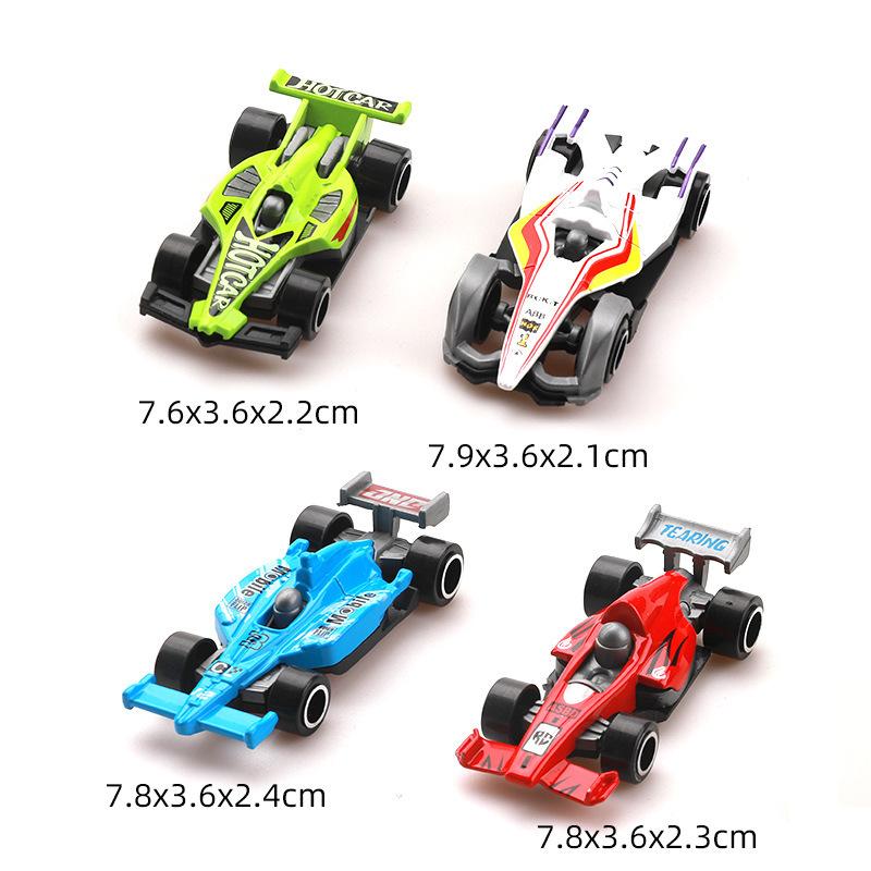Игрушки Модели Гонки Спорт Ретро Полицейская Машина Аксессуары 1:64 Легкосплавные Скользящие Гибкие Направляющие Машины Машины Инженерные Транспортные Средства Дети