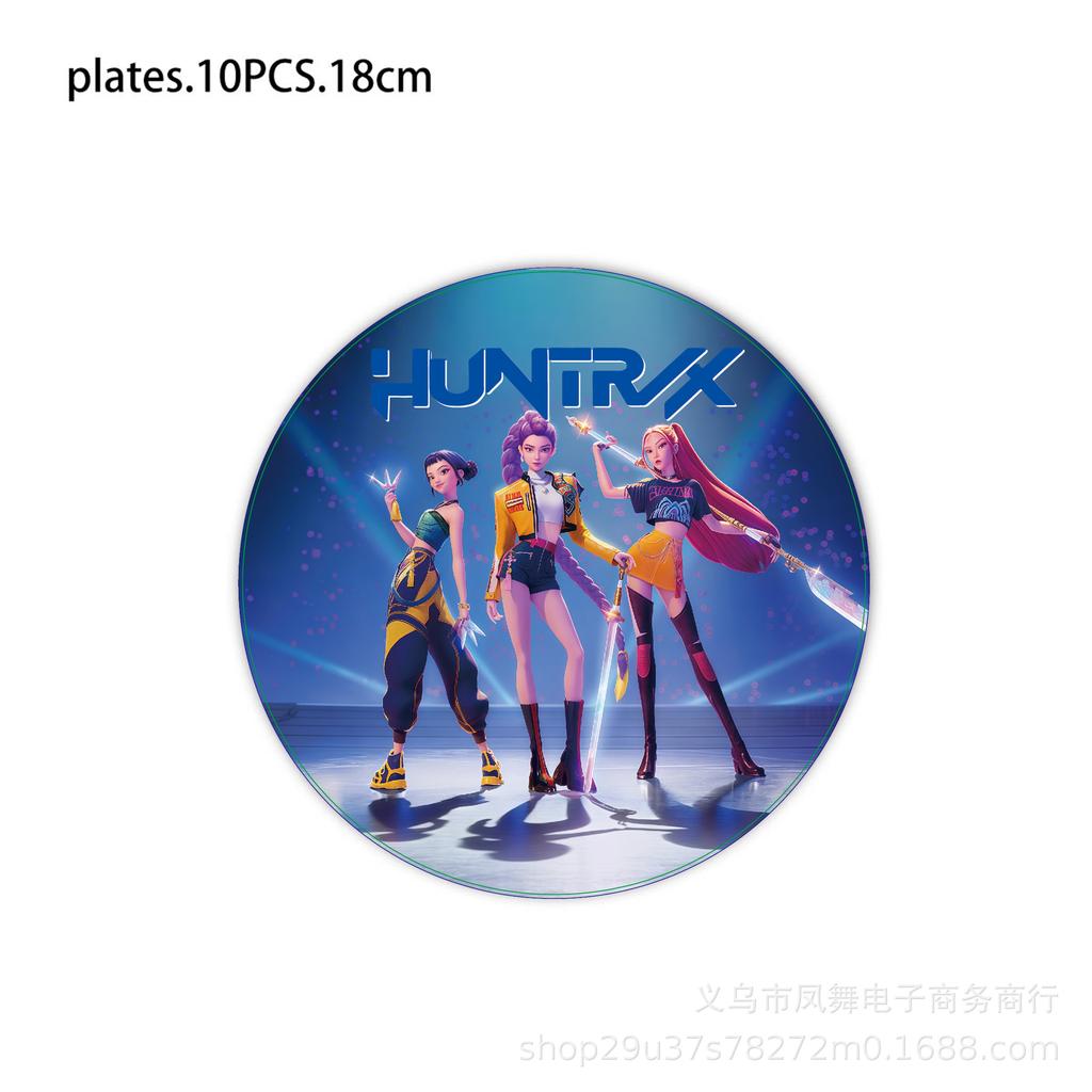 Spot Popular Witch Hunter Group Party Supplies Tableware Party Decoration Supplies Witch Hunter Group Venue Layout Props