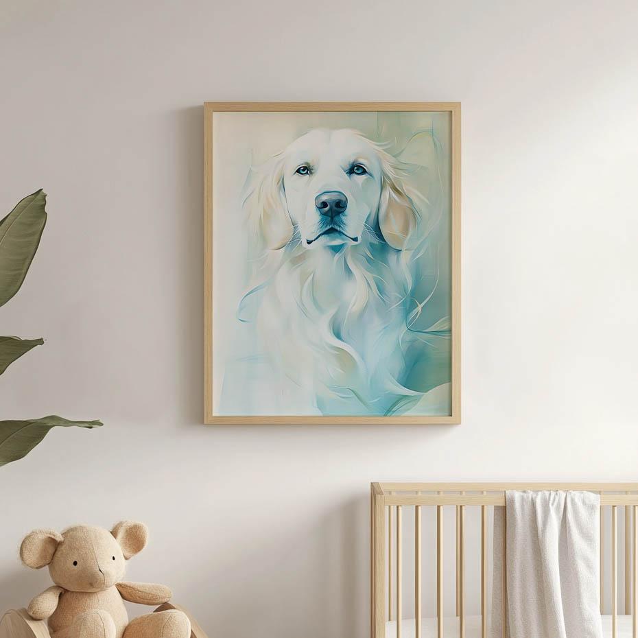 Plakat Złoty Przyjaciel Plakat Złoty Przyjaciel, 50X70 Cm, Bez Ramy, Płótno Premium Na Blejtramie