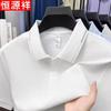 Мужская рубашка-поло с коротким рукавом в стиле business casual от Hengyuanxiang
