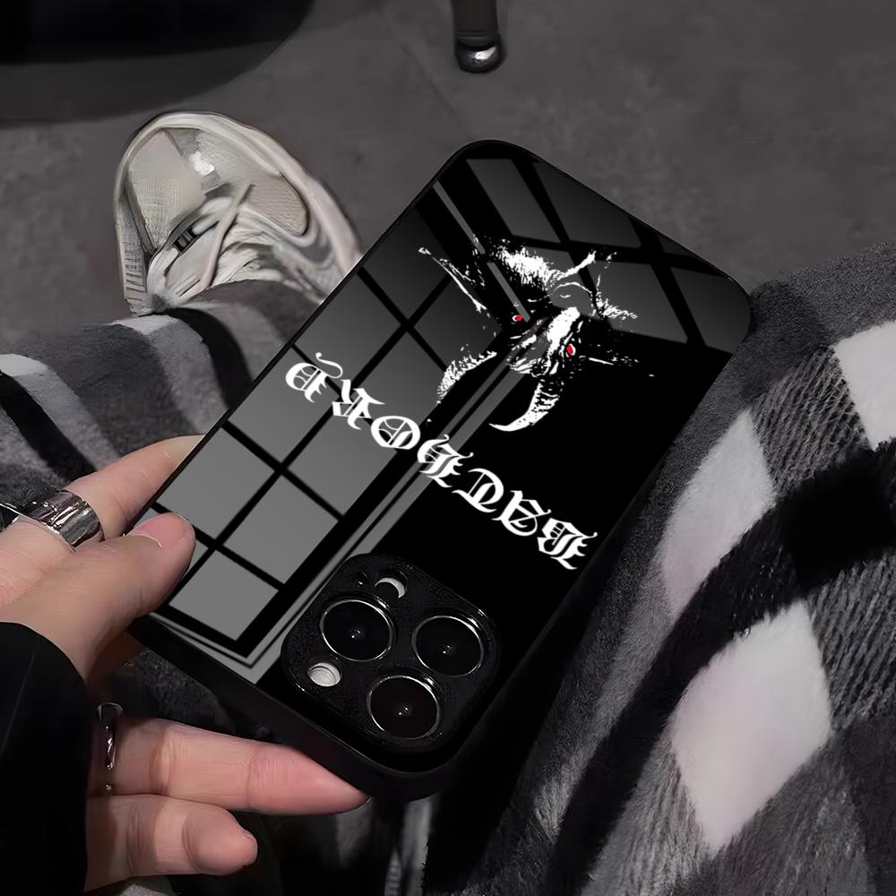 Чехол для телефона Burzums Band Rock Music для IPhone 17 Pro Max 16 15 14 Pro Max 13 11 X Xs Xr 8 7 Plus Стеклянная крышка