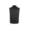Emporio Armani EA7 Стеганый жилет на молнии с воротником-стойкой с буквенным принтом Мужской жилет Черный 8NPQ01-PN29Z-00208