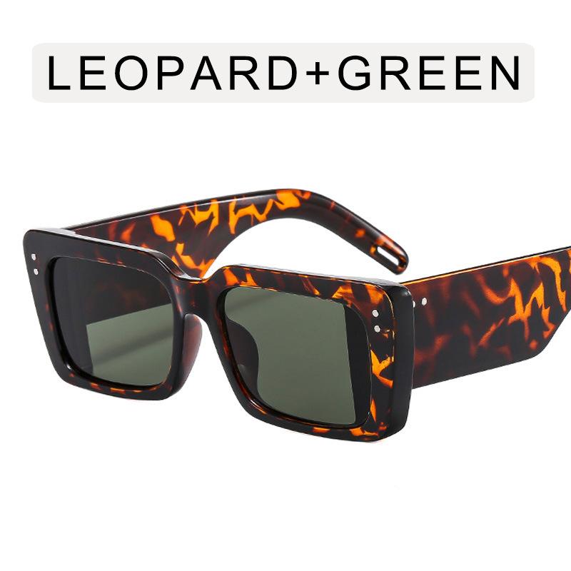 Candy Color Sun glasses Men Women Square Shape Wide Leg Anti-glare Sunglasses for Men Women Fashion Trendy Glasses Female