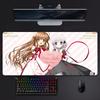 Warm Emotional Anime Rrewrite Mouse Pad Large Gaming Mousepad With Stitched Edges Thickened Desk Mat Pc