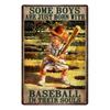 1PC Stand Out with Style: A Single Piece of Vintage Metal Wall Art Boasting Baseball Elements, Ideal Decor for Your Gym