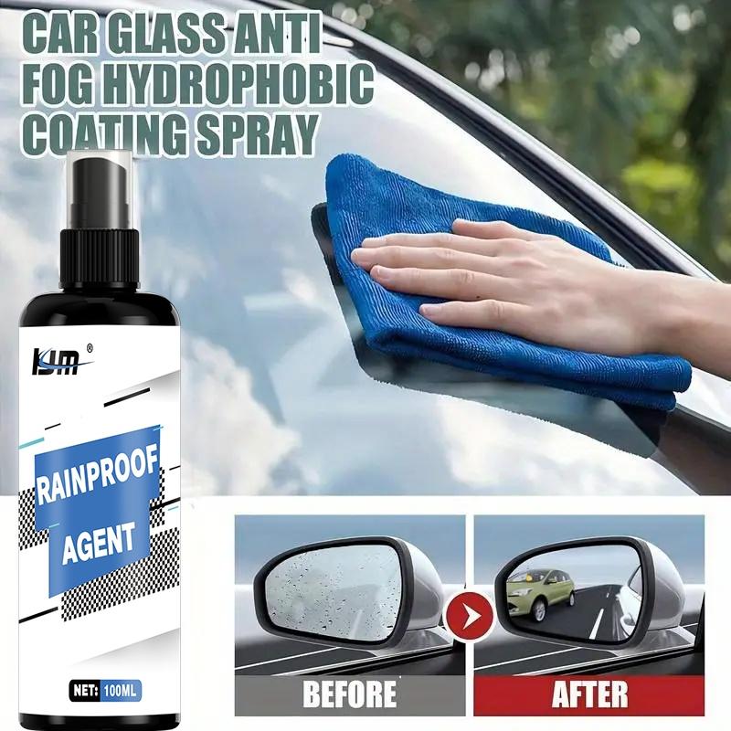 Водоотталкивающее спрей-покрытие для автомобильного стекла для защиты от дождя, гидрофобное и водонепроницаемое, подходит для автомобильного стекла.