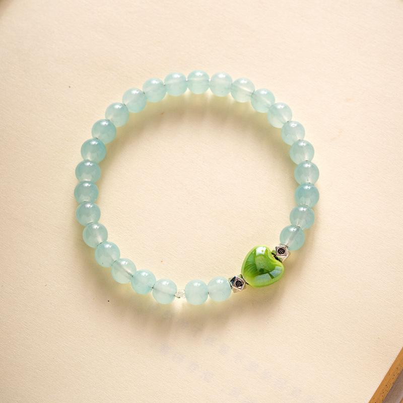 Керамический браслет в этническом стиле, браслет для девочек-студенток, серия «Лес бабочек», простые универсальные украшения