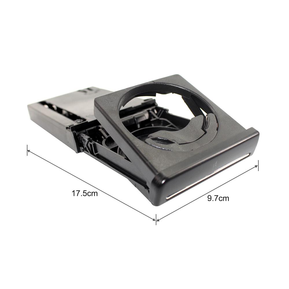 Черный передний автомобильный подстаканник, раздвижной узел, правый привод, замена 8E2862534L для