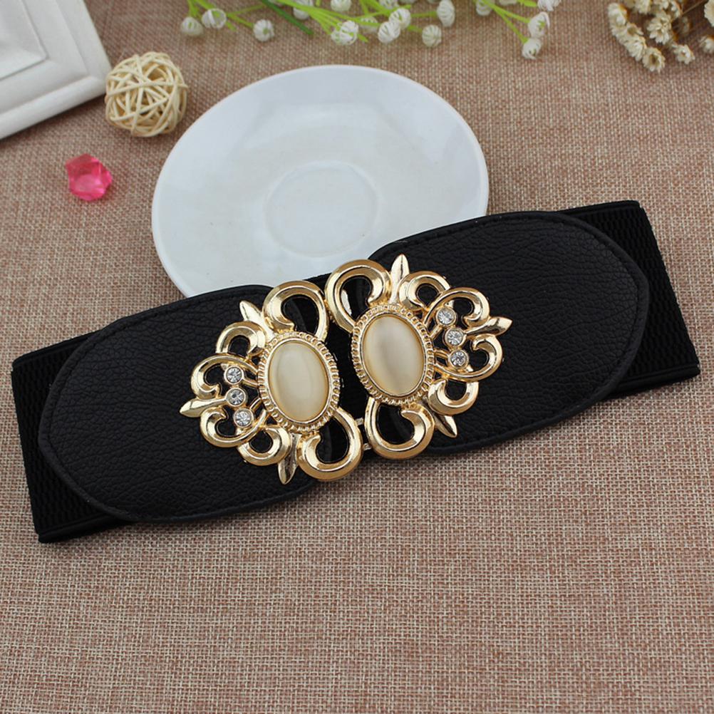 1Pc Women Retro Elastic Stretchy Dress Narrow Waist Belts Dress Accessories Women Skirt Decoration