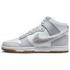 Новые Dunk High University Шенниловый Свуш Светло-серый DR8805-003
