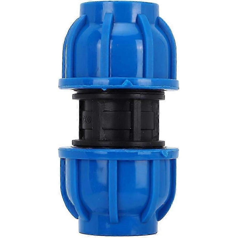 32mm To 32mm PE Plastic Straight Connectors - 4Pcs Water Pipe Tube Fittings less