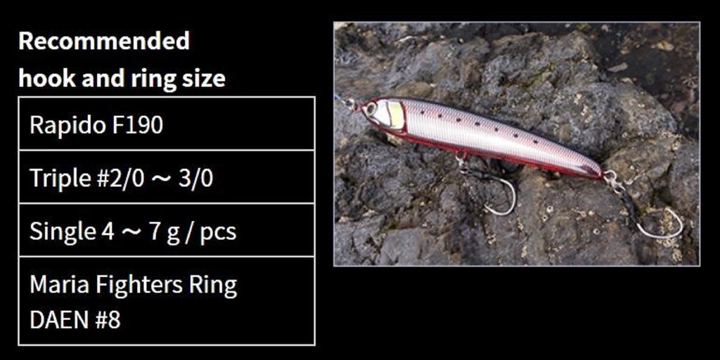 Maria Rapido F190 65 grams Floating Lure 004 (0909)