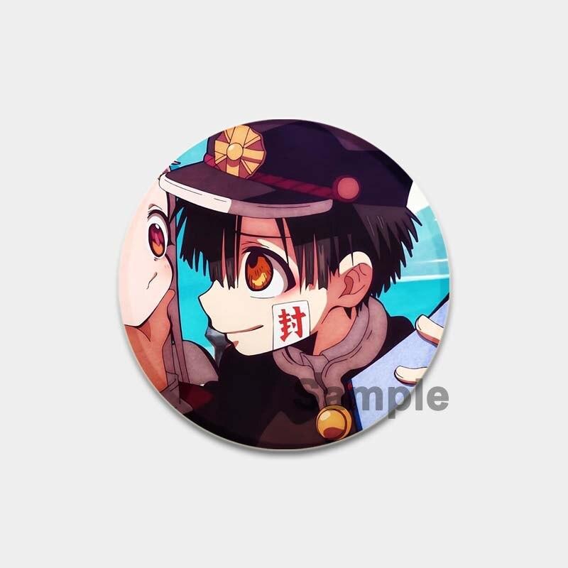 58 мм значки в стиле аниме Hanako Kun на унитаз, аксессуары для рюкзака NENE, значки манги, булавки, мультяшные броши для одежды, сумка, декор, подарки
