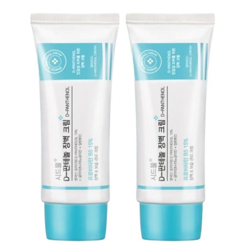 SIDMOOL D-Panthenol Barrier Cream 60ml Dexpanthenol 15% Glycosaminoglycan Hyaluronic Acid Squalane Moisturizing Facial Cream