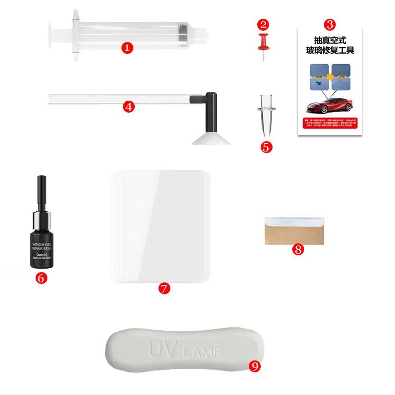 Новый инструмент для ремонта трещин на лобовом стекле автомобиля, клей для ремонта окон автомобиля, клей для отверждения стекла, восстановление царапин и трещин на стекле автомобиля, инструменты для автомобиля
