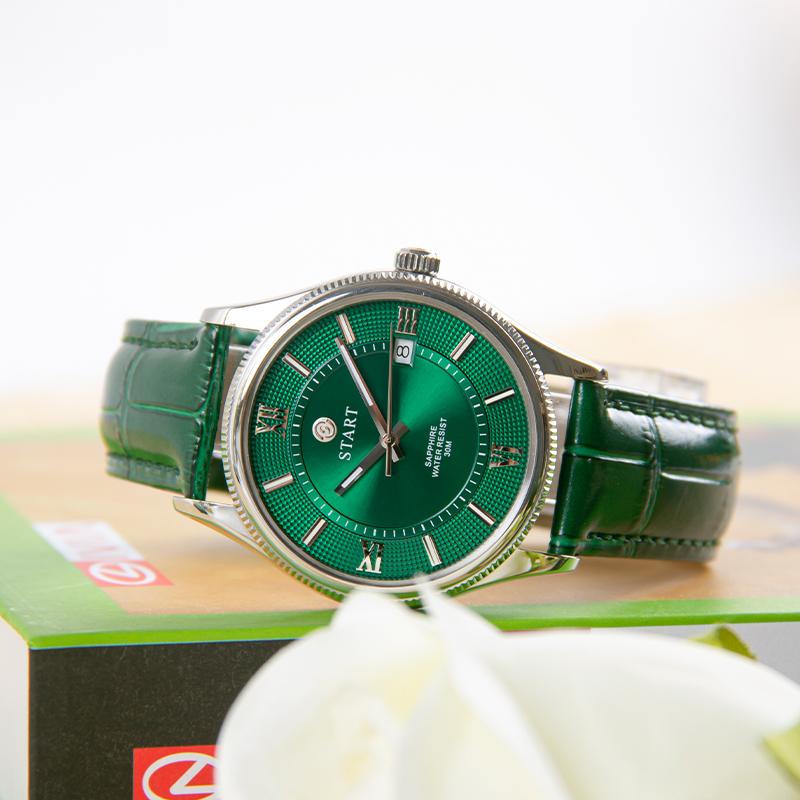 Start Модные мужские часы, швейцарские импортные кварцевые мужские часы со светящимся римским циферблатом и функцией даты