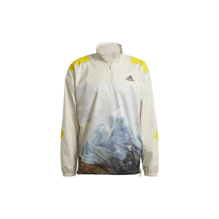adidas Куртки Мужские Бежевые Стойка Умеренные Другие GL5698