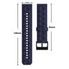 20mm 22mm Watch Silicone Strap for Samsung Galaxy Watch 5 Pro 4 Classic 44 40mm 42mm 46mm Huawei GT 2/3 Active2 Football Pattern Sport Band