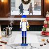 Christmas Nutcracker Decorative Nutcracker 14inch Wooden Figurine Decoration For Indoor Outdoor Home Porch Party Family Children