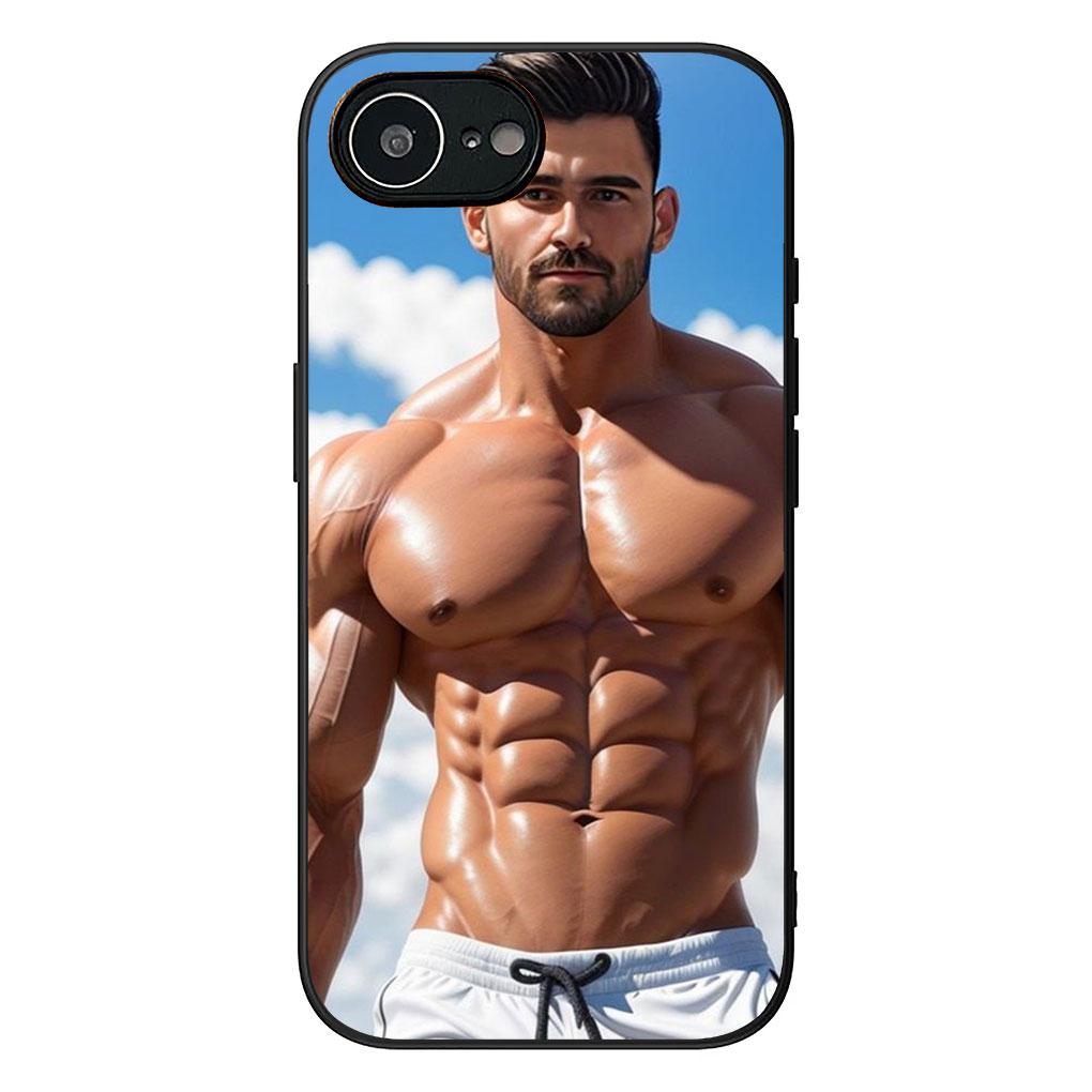 Sexy Muscle Man Himbo Casing Phone Cover for Motorola Moto G86 G14 G35 G34 G45 G55 G64 G75 G85 G24 G15 G54 G57 Power Soft Case
