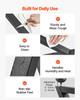 Table Legs, 740 x 472 mm (H x W) Steel Furniture Legs, Modular Design, Easy Assembly, 1000 kg Max Load Heavy Duty, Z Shape for Home Office Desk DIY,
