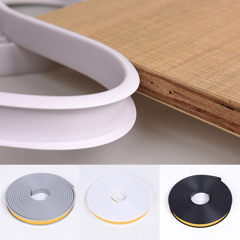 1M U-shaped Edge Banding Self-Adhesive Edge Banding Tape TPE Rubber Wood Board Chair Table Protector Cover Furniture Decoration