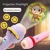 Projection Flashlight, Kids' Educational Light-Up Toy With Slides , Slide Lamp Night Light Toy With Images For Kids Boys Girls