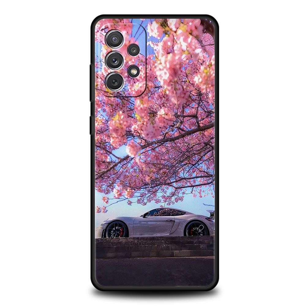 Розовый чехол-цветочное море для Samsung A57 A37 A51 A71 A21S A17 A11 A15 A25 A41 A23 A33 A53 A73 A07 A05S A13 A35 A55 5G
