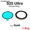 Aocarmo Для Samsung Galaxy S25 Ultra SM-S938U/F/0/B S25U Задняя крышка Камера Кольцо Металлическая рамка С клеем