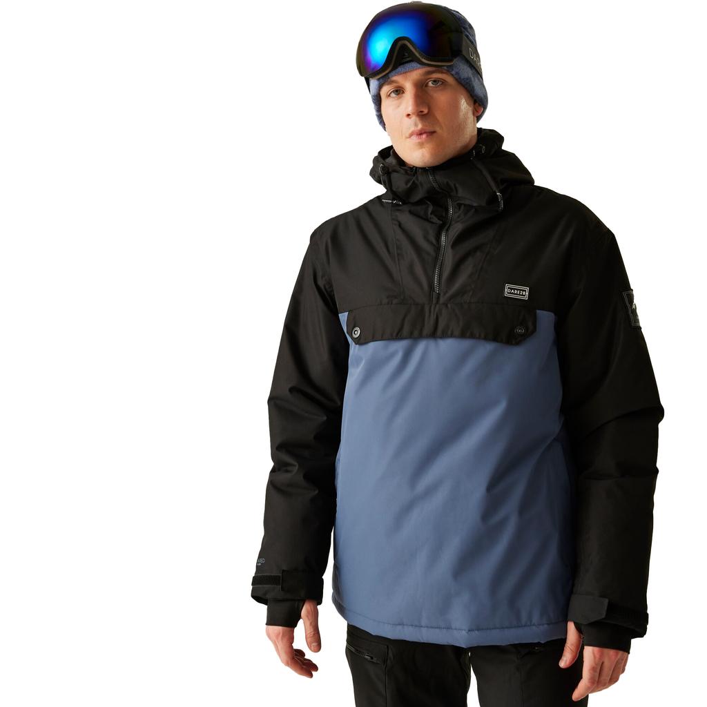 Mens Freeride II Colour Block Overhead Ski Jacket