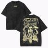 Футболка Ozzy Osbourne Rock Legend, Двусторонняя графическая печать, Винтажная футболка, Стиранный оверсайз, Плотный хлопок, Ретро 90-х, Рок-группа