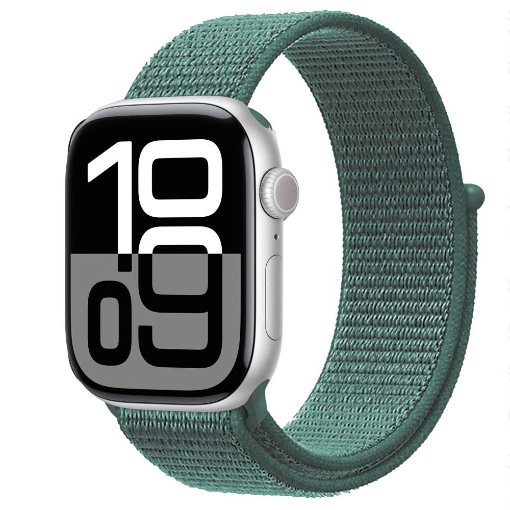 Нейлоновый ремешок-петля Для ремешков Apple Watch 46мм 44мм 40мм 41мм 45мм 42мм Оригинальный ремешок браслет iWatch Серии 11 10 SE 9 8 Ultra 3