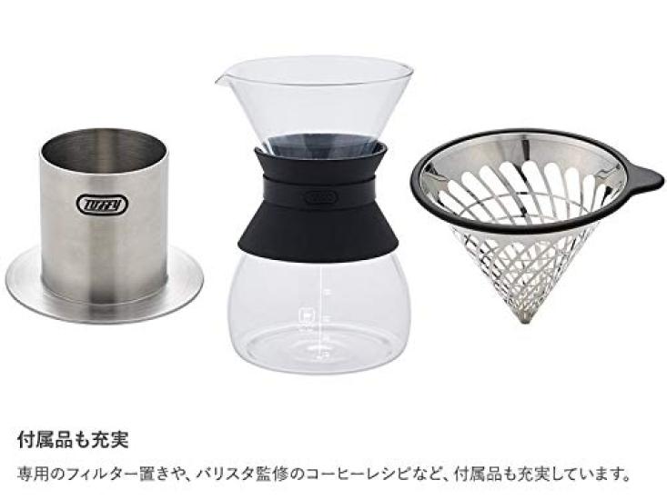 Кофеварка капельного типа с функцией ручного капельного варения Установка температуры Функция приготовления на пару Функция таймера Режим очистки [Toffy] K-CM6 (Сланцево-зеленый)