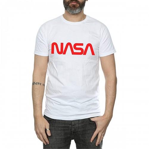 NASA Mens Modern Logo Cotton T-Shirt