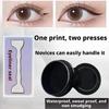 New Eyelash Stamp Set Silicone Stamp DIY Black Lashes Seal Eyeliner Line Beginer Template Eye T O3H4