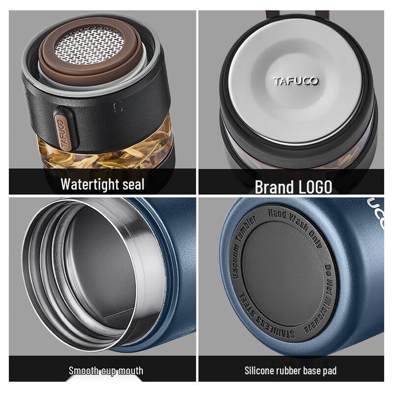 TAFUCO T6271 Business 316 Stainless Steel Tea Infuser Thermos Cup