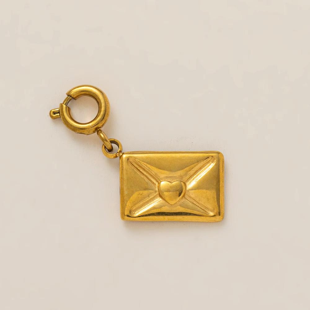 2Pcs Stainless Steel Golden Astronaut Pendant DIY Accessories Fashion Chic Sexy Jewelry Waterproof Wholesale Gift
