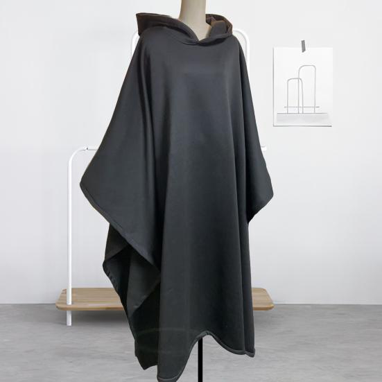 Yousheng Hooded Cape Jacket Blanket Hoodie Stress Relief Weighted Comfort Modern Style Casual Blanket Coat Daily Wear