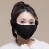 Women Female Breathable Windproof Cold-proof Earmuffs Fleece Mouth Cover Warm Masks Ear Warmer