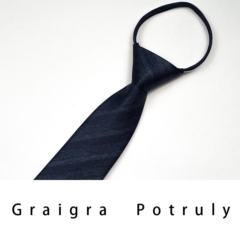 Qiandongge Suit And Tie Men'S Striped 8Cm Casual Tie Coffee Gray Dark Green Retro Work Plaid