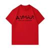 Men's 100% Cotton Crew Neck Short Sleeve T-Shirt, Casual Russian Cyrillic Text Printed Comfortable Lightweight Tees for Daily Outdoor Wear, Breathable