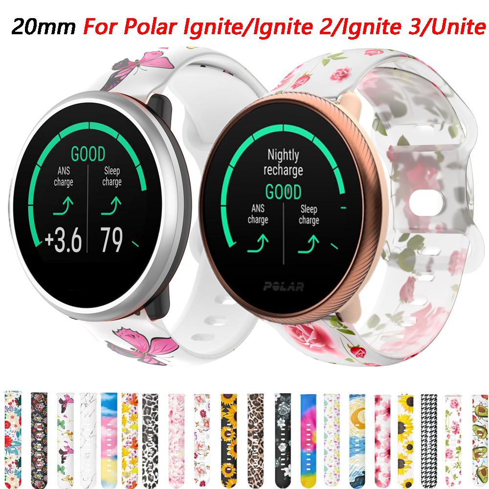 Сменный ремешок для умных часов Polar Ignite 2 3, силиконовый браслет для Polar Unite, спортивные браслеты, аксессуары