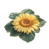 Sunflower Floor Mat Non-Slip Living Room Rug Farmhouse Area Rug Decorative Flower Carpet for Bedroom Playroom Bathroom